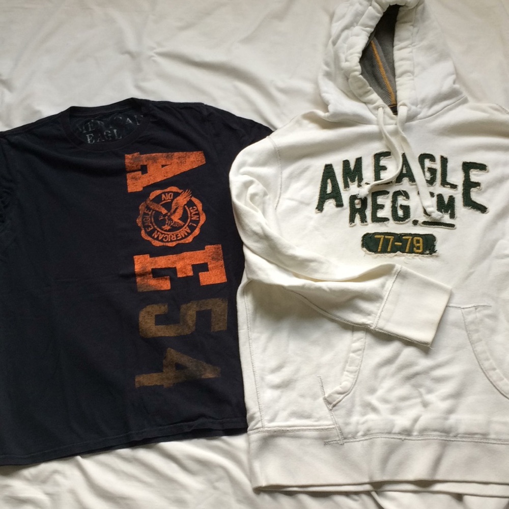 American Eagle Outfitters T-shirt and hoodie